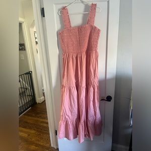 Pink maxi dress